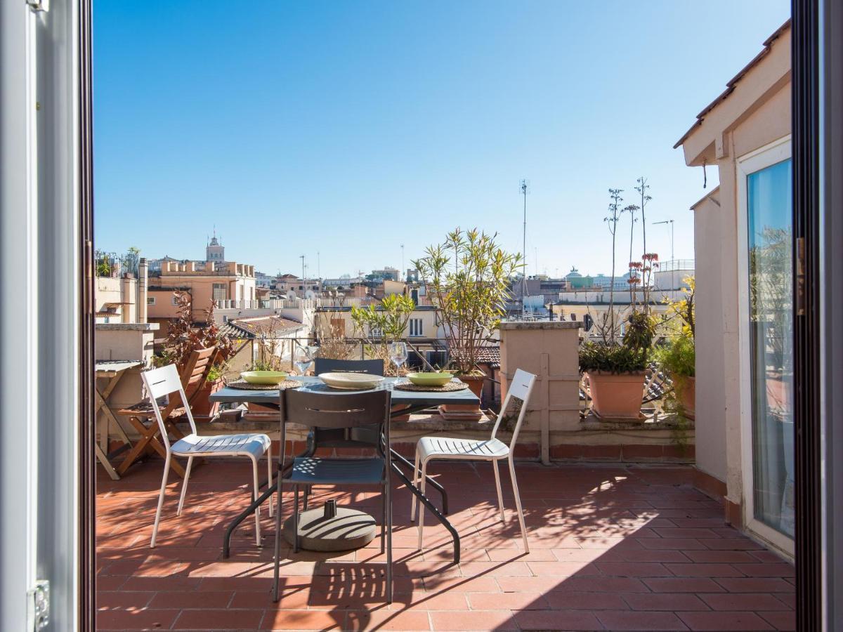 Spanish Steps Amazing Terrace Apartment Roma Ngoại thất bức ảnh